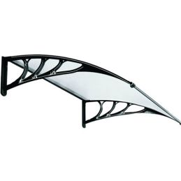 Transparent polycarbonate canopy 100x60cm