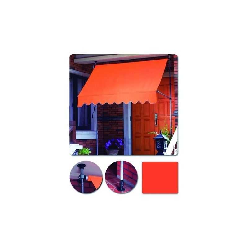 Self-supporting roll-up awning L 150 Orange Blinky