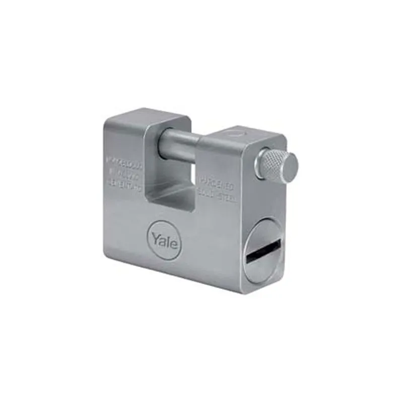 Rectangular padlock in monoblock steel YALE 164 Rectangular padlock in monoblock steel YALE 164