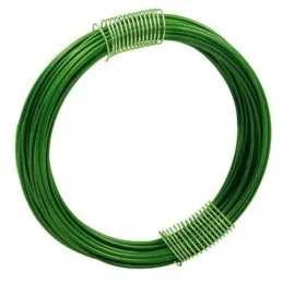 Filo Ferro Plasticato Verde matassine assortite