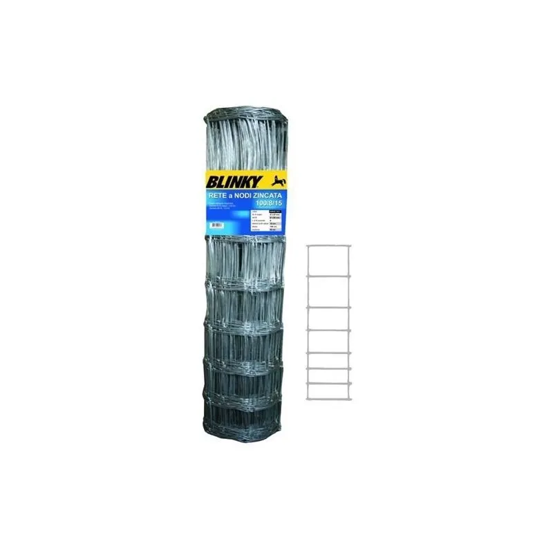 Blinky Galvanized Knot Net 120 / 9/15 roll 50 mt. Blinky Galvanized Knot Net 120 / 9/15 roll 50 mt.
