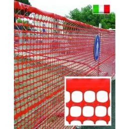 Rete arancione da cantiere cm. 150 - rotolo 50 mt.