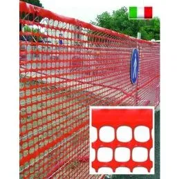 Rete arancione da cantiere cm. 180 - rotolo 50 mt.