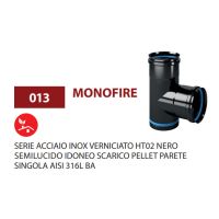 Inox pellet stove pipes Matteoda Torino ITALY