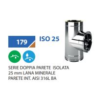 ISO25 INOX Canna fumaria coibentata