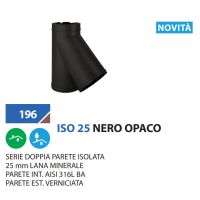 ISO25 NERO OPACO Canna fumaria coibentata