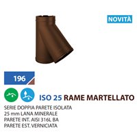 ISO25 RAME MARTELLATO Canna fumaria coibentata