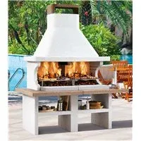 Wood/charcoal barbecue